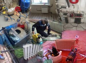 Промывка системы отопления и замена теплоносителя в Шаховской