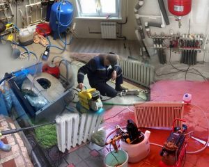 Промывка системы отопления и замена теплоносителя в Шаховской